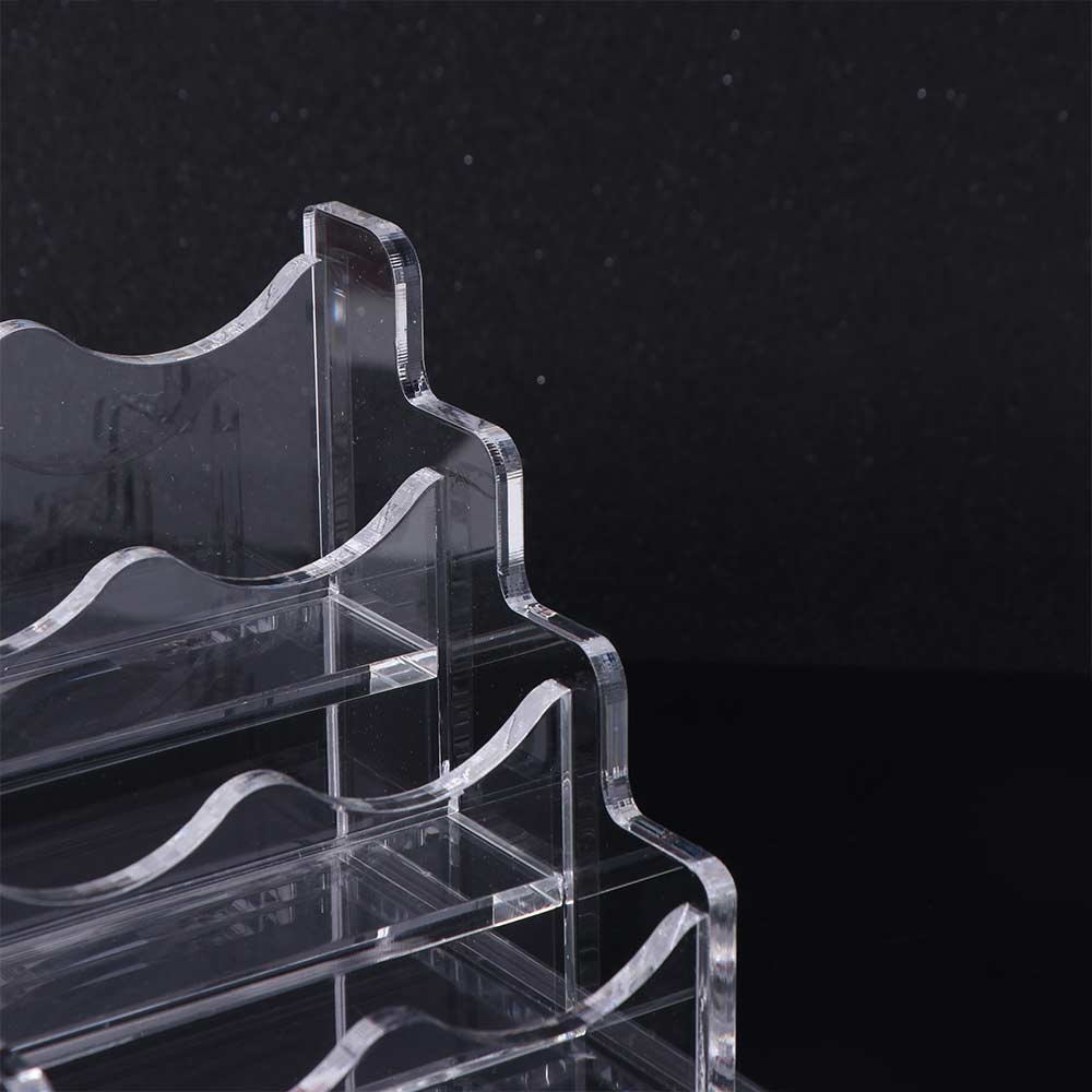 Transparent Name Card Display Stand Acrylic Organizer Storage Rack  Business Name Card