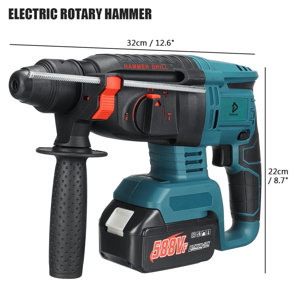 Multi-functional Electric Tool Sets Electric Rotary Hammer/Electric Wrench/Angle Grinder Brushless Power Tool Sets 3IN1