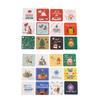 24PCS/Pack Creative Festival Favors Party Supplies Xmas Patterns With Envelope Mini Greeting Cards Merry Christmas Postcard