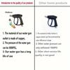 High Pressure Hose Nozzle, High Pressure Cleaning Machine, 3000 PSI Max With 5 Colors Quick Connect Nozzles M22 Hose Connector 3