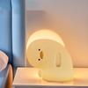 Room Decor Silicone LED Duck Night Light USB Charging Cartoon Sleeping Lamp Dimmable Table Lamp Bedroom