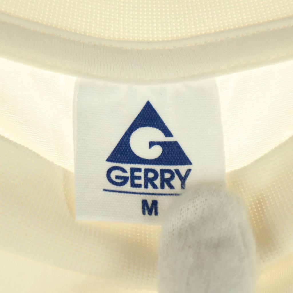 GERRY embroidery Short sleeve Round neck T-shirt M white Men's Used