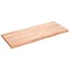 VidaXL Light Brown Table Top 120x50x4 Cm Treated Oak Wood 3156373