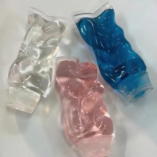 Facial Cleanser Tube Squeeze Toy, Slow Rising Stress Relief Face Wash Toy, Anti-Anxiety Clear Tube Sensory Fidget Toy for Kids Adults