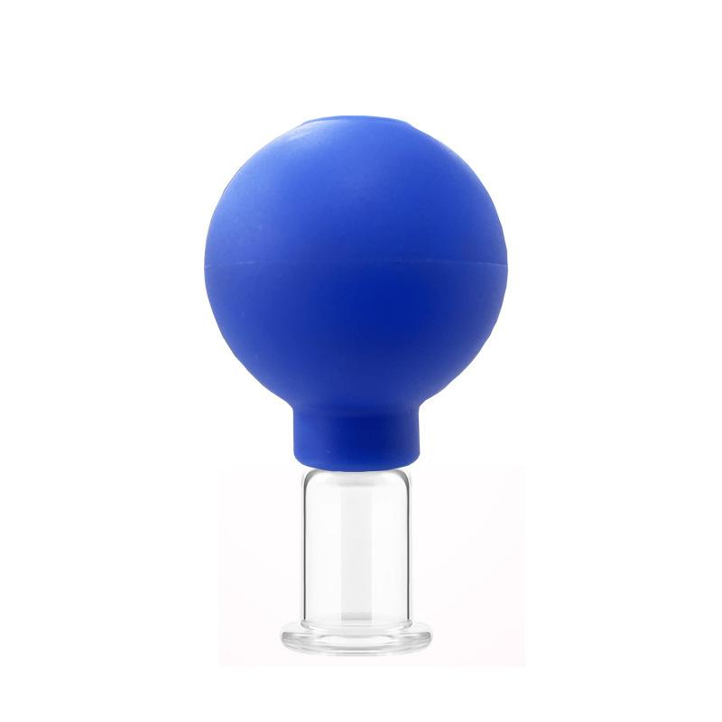 1Piece Silicone Vacuum Facial Cupping Pumping Type Dampness Tightening Face Dialing Tendon Plucking Cupping Scraping