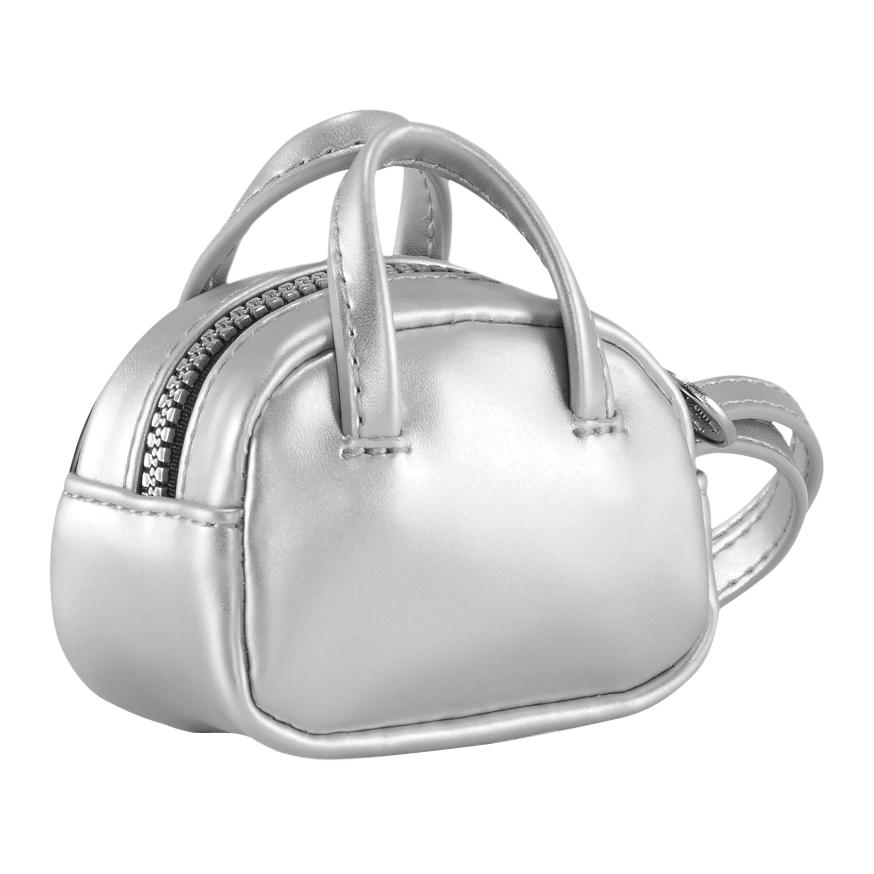 New PUMA Metallic Polyester Handbag Mini Women's Silver 092599-01