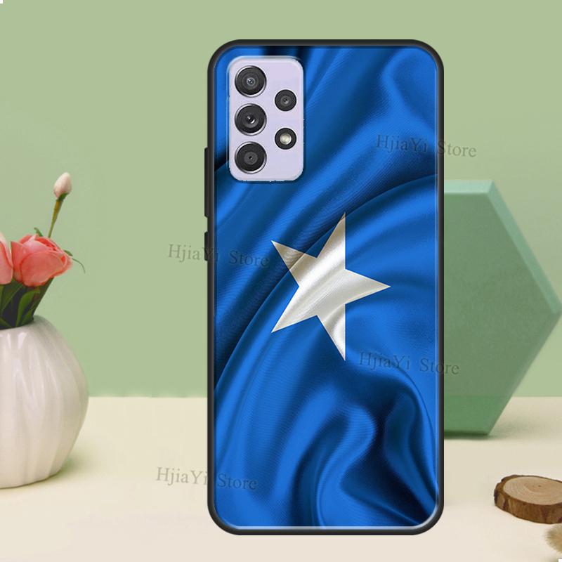 Somali Somalia National Flag Case For Samsung A54 A34 A24 A14 A51 A71 A12 A22 A32 A52 A72 A73 A33 A53 A13 Back Cover