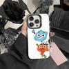 F-Gumball und Darwin Handyhülle Für IPhone 16 17 15 14 12 13 Pro Max Schwarze Farbe Stoßfeste Hülle