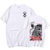 Berserk T Graphic Manga Anime Shirt Fight Swordsman Guts Griffith Summer Tshirt Men Women Casual Cotton Oversized Tshirts Streetwear