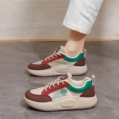 Moda Günlük File Nefes Alabilir Ayakkabılar Kadın Yeni Platform Ayakkabılar Kadın Yazlık Ayakkabılar Kalın Taban Koşu Ayakkabıları Spor Ayakkabılar