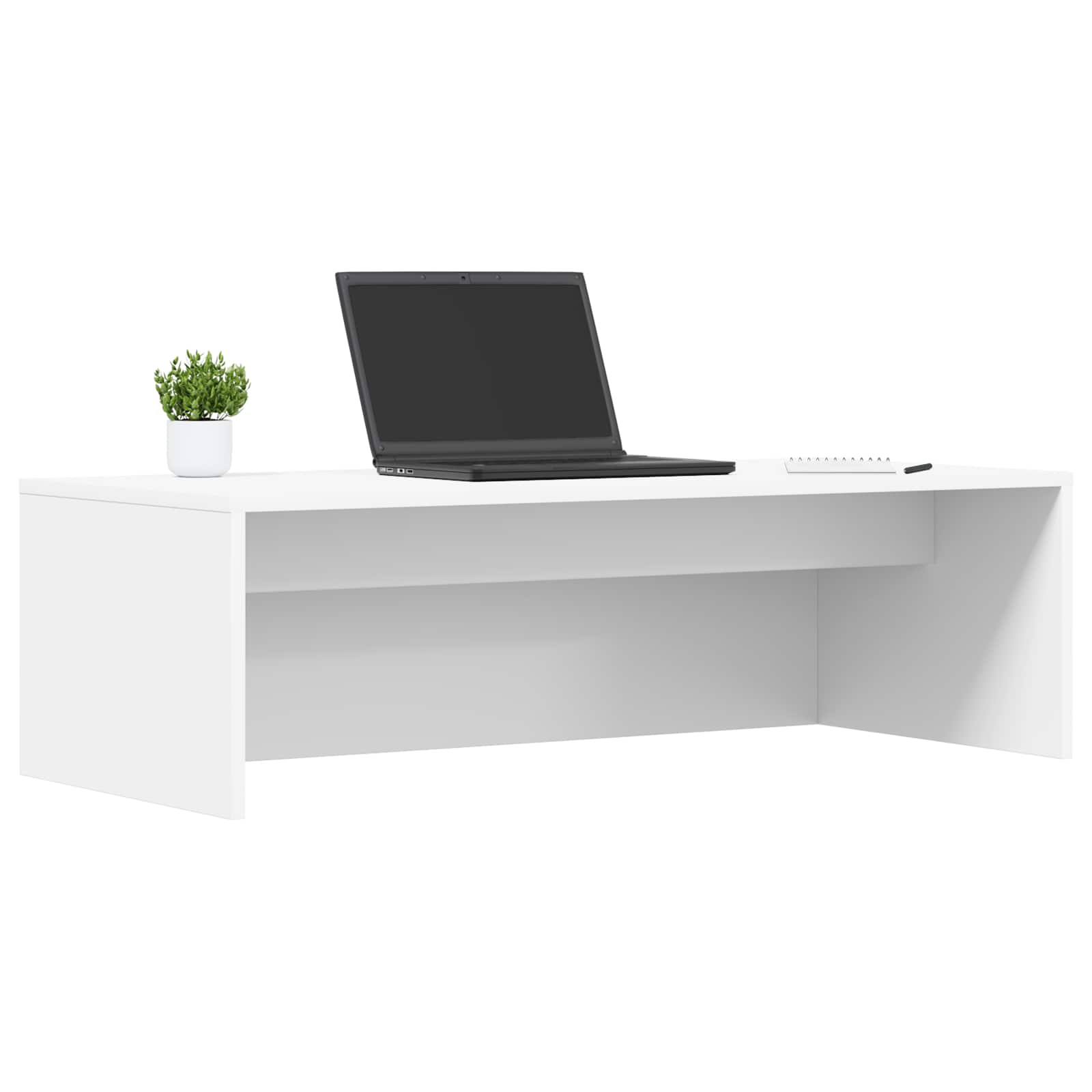 Wandmontierter Schreibtisch Weiß 100 x 45 x 30 cm Spanplatte
