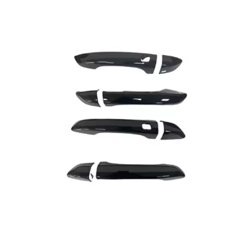

Car Fibre Gloss Black Design Exterior Door Handle Trim for Genesis G80 DH 2015-2020 Left-Hand Drive Auto e Exterior Accessories чёрный
