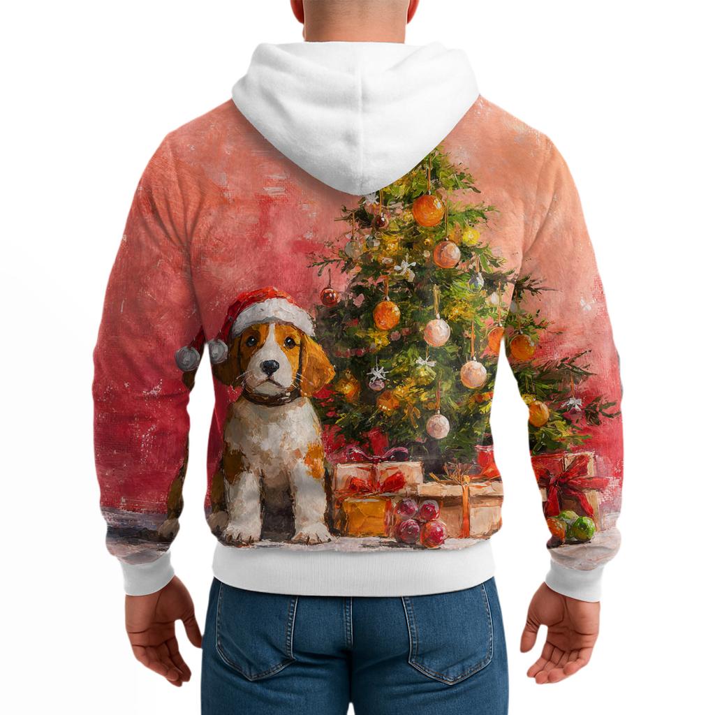 Men's  Leisure  Half  Zipper  Hooded  Hood  Long  Sleeves  Hoodie