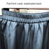 Glossy Acetate Satin Half Skirt Women's Summer Mid-length Light Mature Series Slimming A-line Skirt
