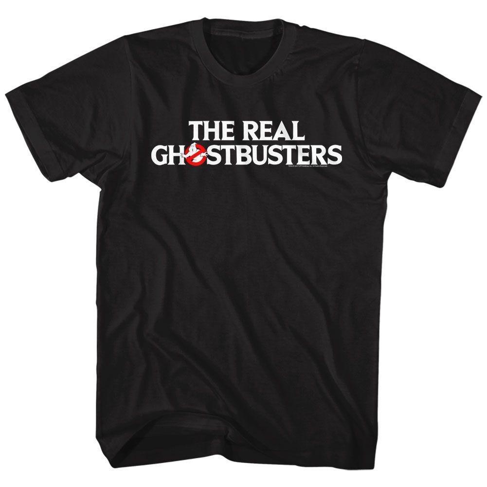 The Real Ghostbusters Logo T-Shirt_Black XXXXL