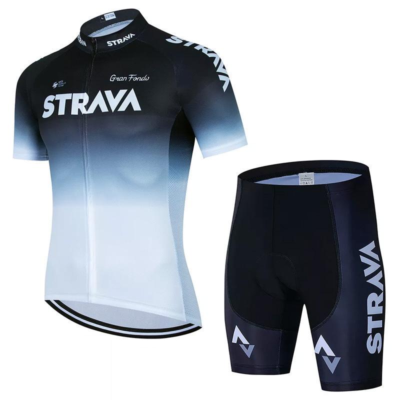Foreign Trade Hot-selling Short-sleeved Cycling Suit Men's Tight-fitting Bicycle Downhill Suit Outdoor Quick-drying Breathable Mountain Bike