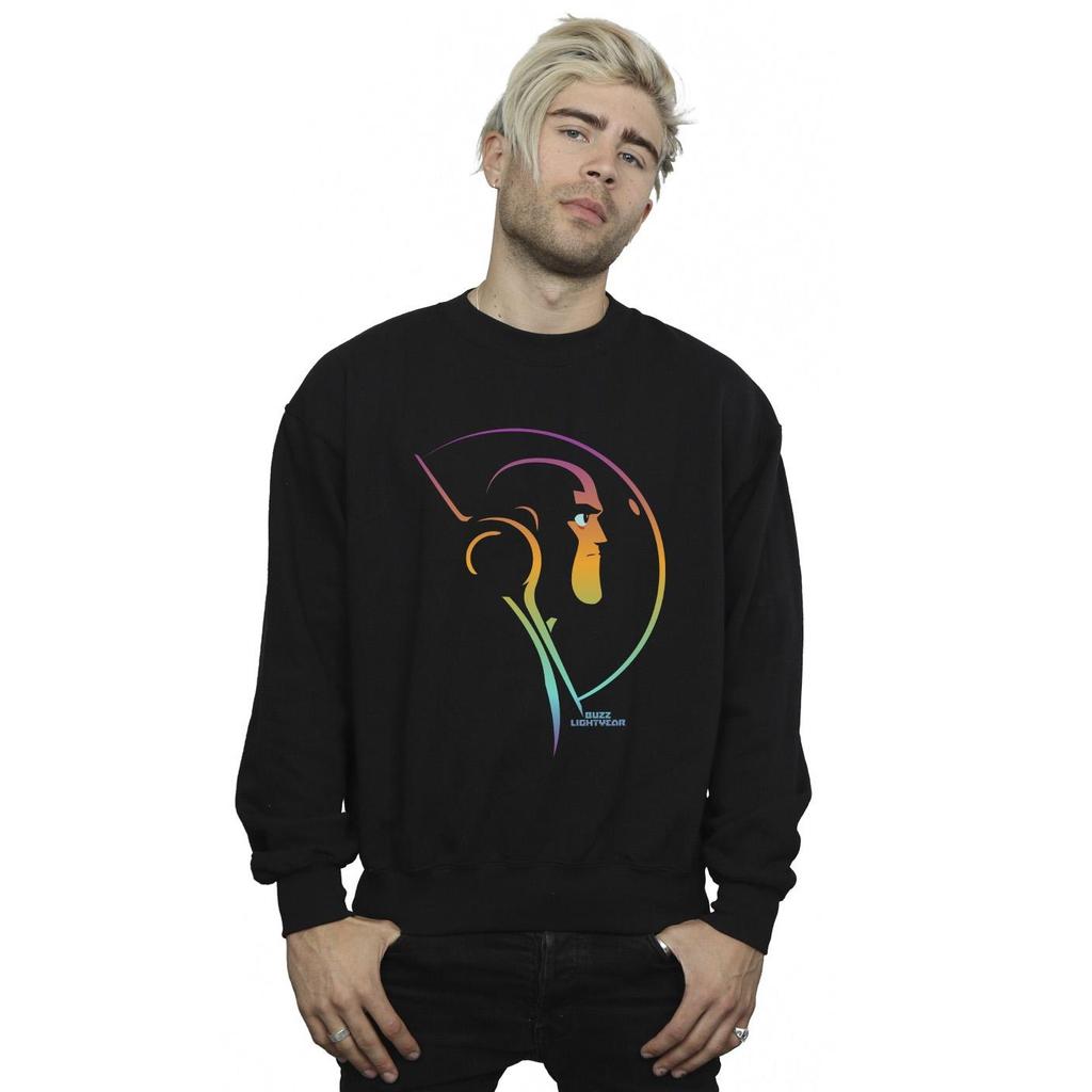 Disney Mens Lightyear Blended Stare Sweatshirt