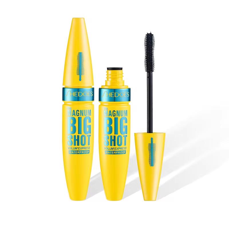 Black Thick Eye Black Lengthened Waterproof Sweat Proof Lasting Lasting Lasting Mascara Setting Cream