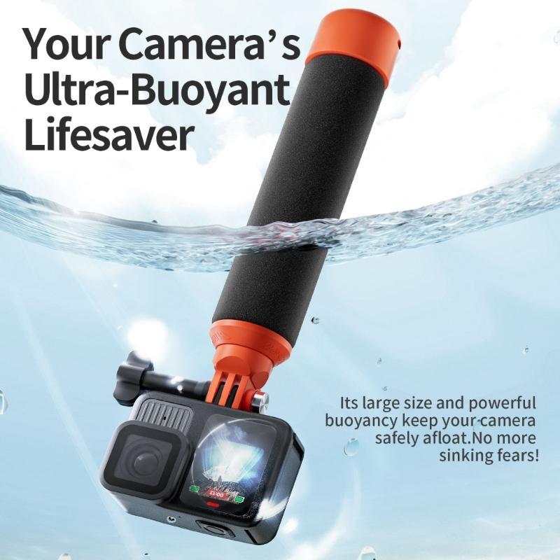 Waterproof AntiSink Camera Handle High Buoyancy Support For Underwater Photography With NonSlip Texture