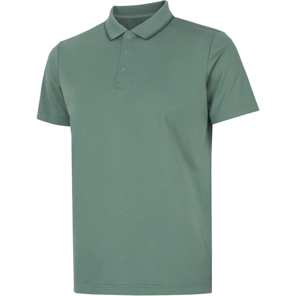 Li Ning Group Purchase Series Solid Color Breathable Versatile Casual Short Sleeve Polo Shirt Men Polo Shirts Qianshan-Cui APLU191-11