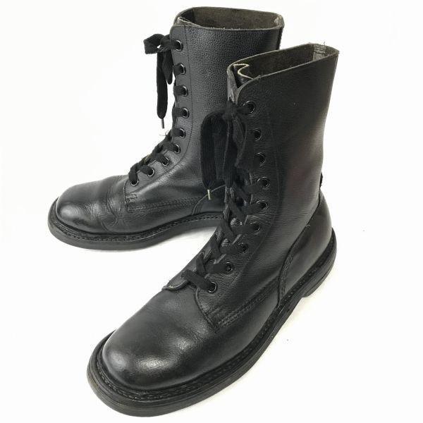 

Vintage 80s-90s/Military Steel Toe Combat Boots/28.0cm/Black/Grain Leather/Goodyear Welt