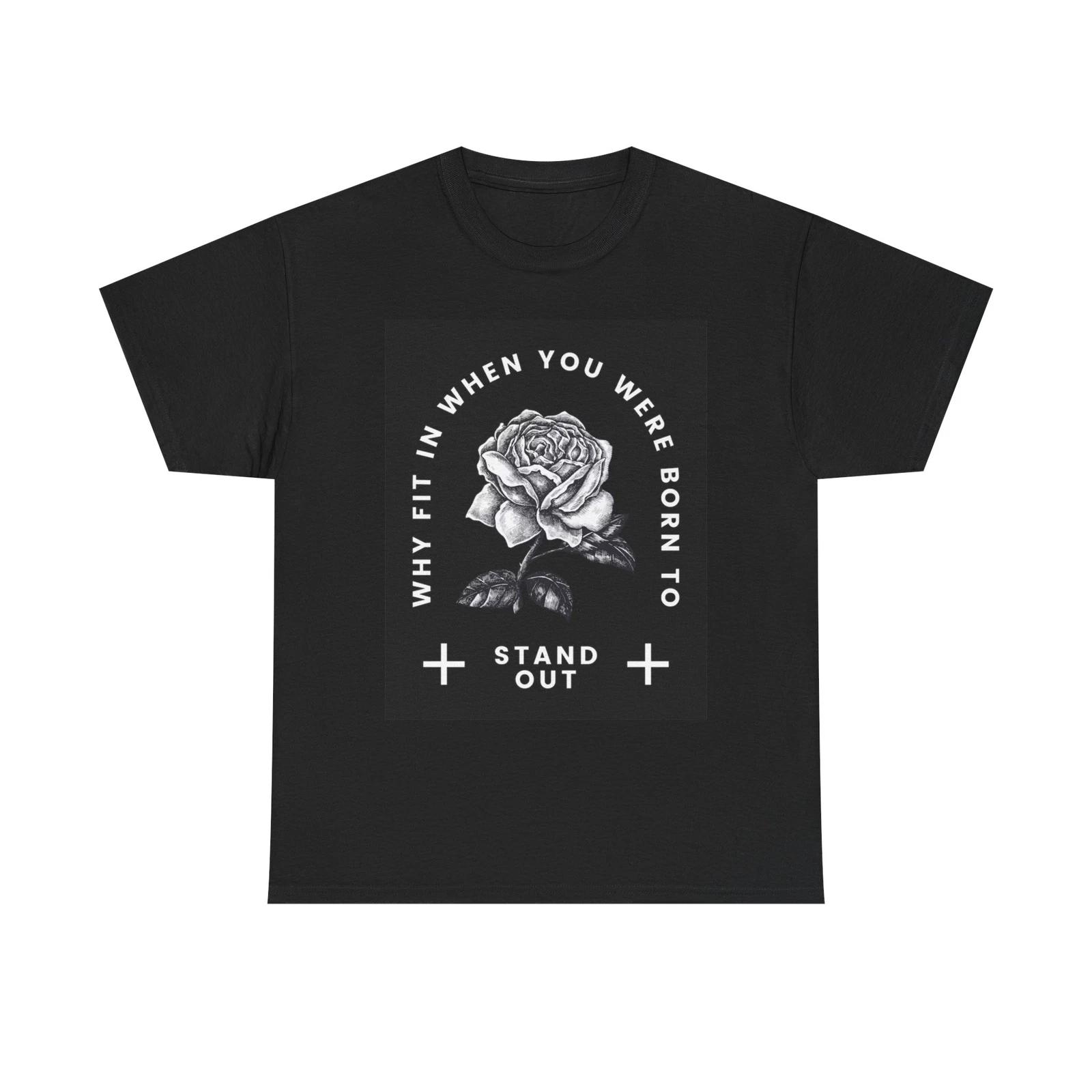 Men s and Women s T-shirts Why Fit In Stand Out XXXL
