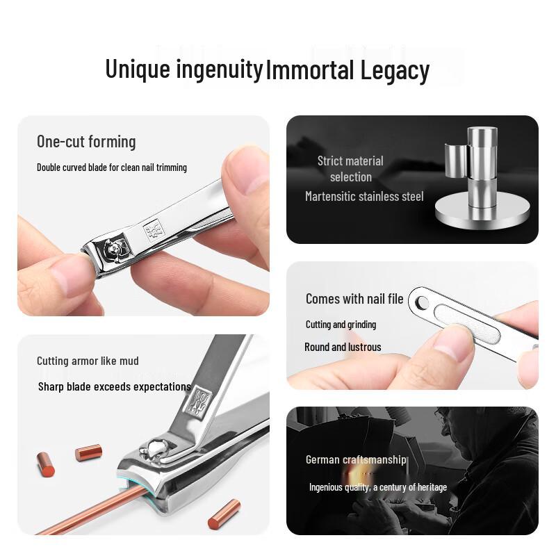 ZWILLING "Little King Kong" Spritzschutz-Nagelknipser aus Edelstahl