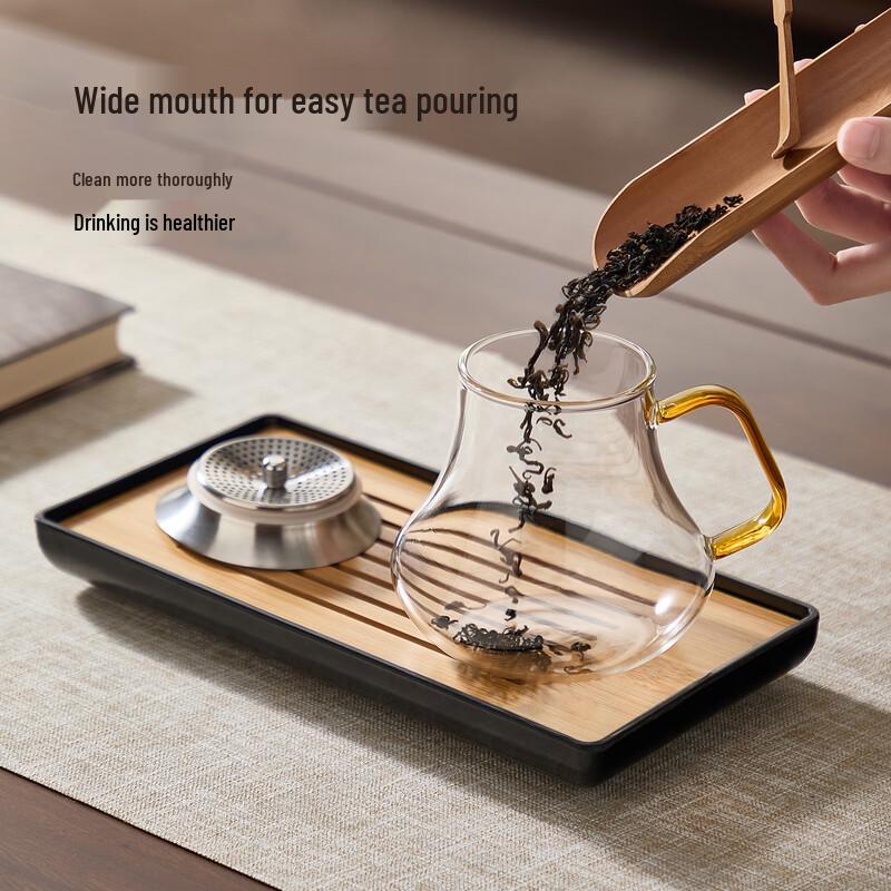 Glass Teapot with Stainless Steel Infuser