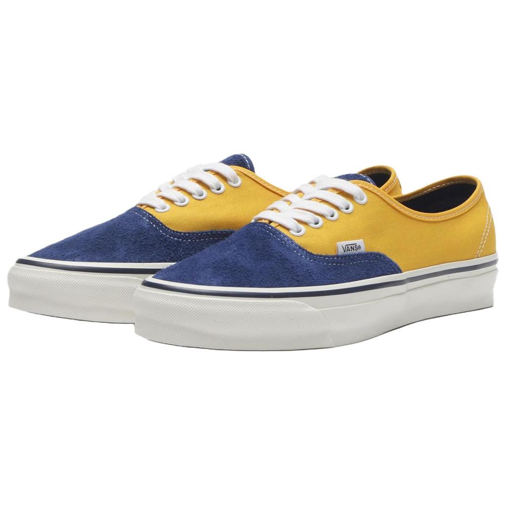 Vans Premium Authentic 44 Comfortable Classic Skate Shoes Unisex sneakers Yellow Blue VN000EBNICN