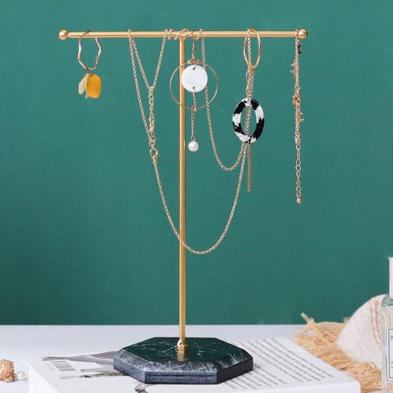 Jewelry Holder European Style Large Capacity Sturdy Decorative Necklace Earring Storage Shelf for Gifts