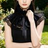 Medieval Detachable Pleated Collar Ruffle Collar Neckpiece Costume Props Neckwear Faux Collar For Historical Reenactment Stage Show