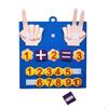 Kid Montessori Toys Felt Finger Numbers Math Toy Children Counting Early Learning For Toddlers Intelligence Develop 30*30Cm