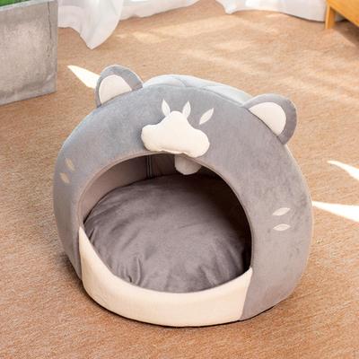 Cats Cave Bed Cat House Tent Semi Enclosed Sleeping for and Small Dogs To Sleep
