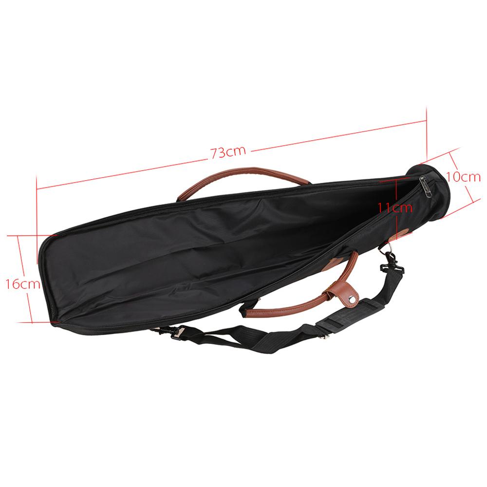 1680D Clarinet Bag Case Straight Type Thicken Padded 15mm Foam with Adjustable Shoulder Strap Pocket