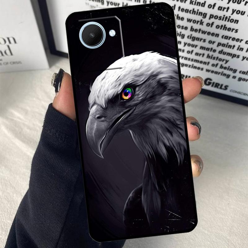 Eagle Hawk Bird Animal For Realme GT7 Pro GT6 C67 C65 C63 C61 C55 C53 C51 C71 C75 10 11 12 13 14 15 Pro Plus Case