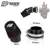 NIBBI CNC Universal Air Filter Motorcycle 42mm 48mm Mushroom Head Air Cleaner 45 Degree Bend Air Intake Pipe Filters PitBike