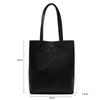 Korean Simple Solid Color Shoulder Bag Large Capacity Commuter Tote Bags Ladies PU Leather Handbags For Women Gifts