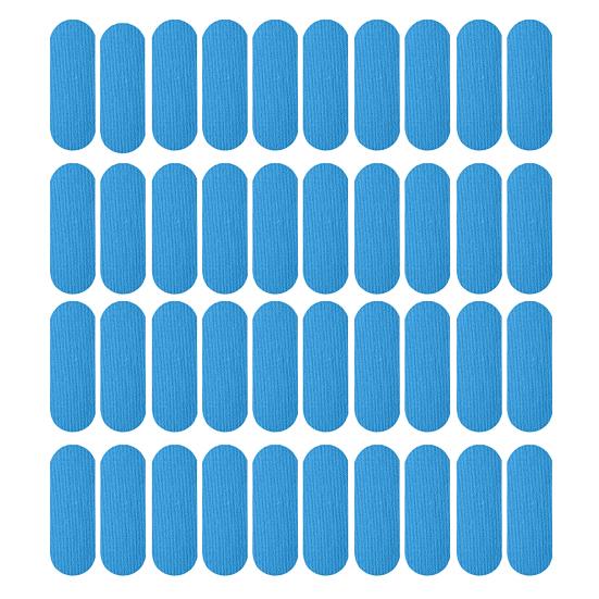 

40 шт. Гибкая предварительно нарезанная лента для защиты большого пальца Bowling Thumb Protector Sweatproof Finger Tape Bowling синий