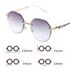 Women Luxury Fashionable Reading Glasses Retro Round Rimless 3D Flora Far Sight Eyeglasses Men Metal Presbyopia Sunglasses