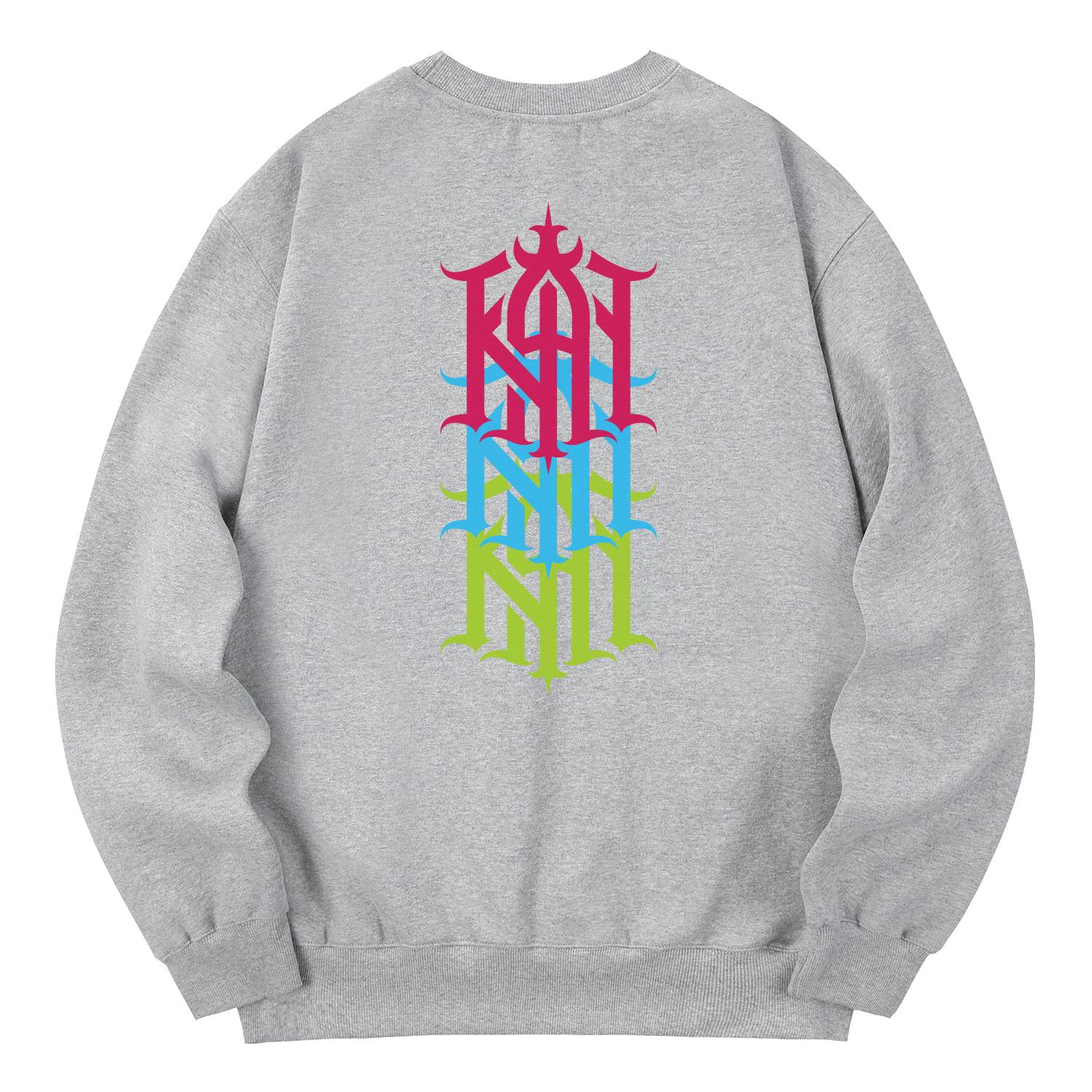 Khan 6312 Kmg0046 Худи Khan Symbol Cross с флисовой подкладкой - Серый M