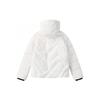 Fila Fleece Hooded Short Sports Down Jacket Women Jackets Standard-White F11W048919FWT