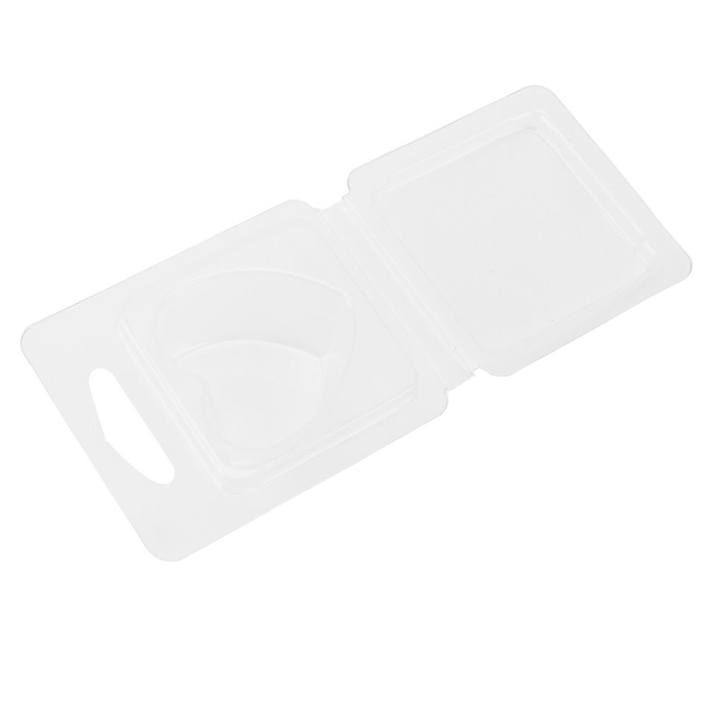 100Pcs PET Wax Melt Clamshell Tools Transparent Plastic Melt Trays For Valentine Day