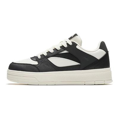 Antypoślizgowe Amortyzujące Wytrzymałe Lekkie Niskie Buty Skateboardowe Męskie Sneakersy Białe Czarne 912418061-4