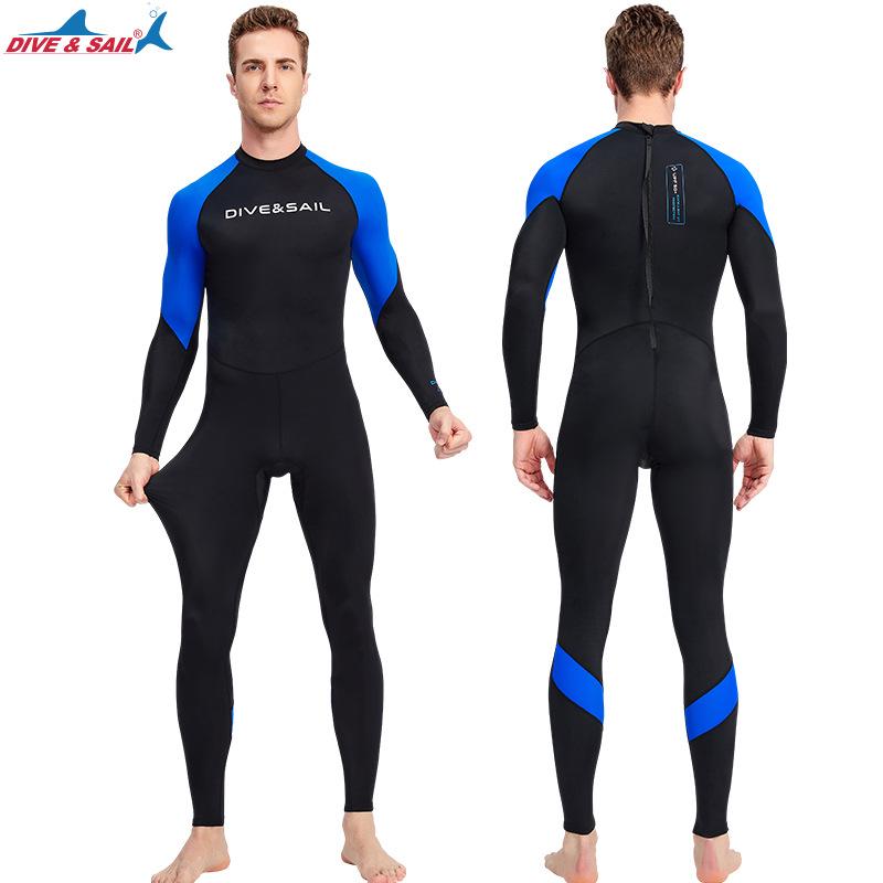 Unisex Lycra Quick-Dry Diving Suit: Thin, Waterproof, Jellyfish-Proof, One-Piece Swimsuit for Snorkeling, Surfing, Ice-Feel, Sun Protection