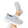 Flying Woven Breathable Sports Single Shoes Women'S Casual Spring Platform Comfortable Large Size Running Shoes