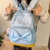 Schoolbag new hellokitty backpack nylon anti-splashing large-capacity bag for elementary school students and junior high school students