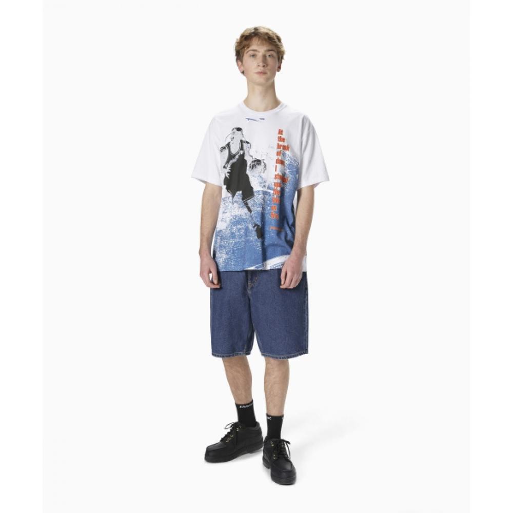 Thisisneverthat Washed Denim Short Blue