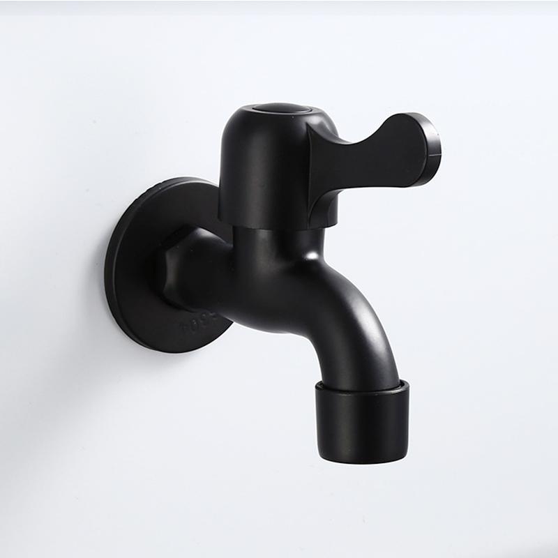 304 Stainless Steel Black And White Washing Machine Faucet Outdoor Garden Washing Machine Mop Tap
