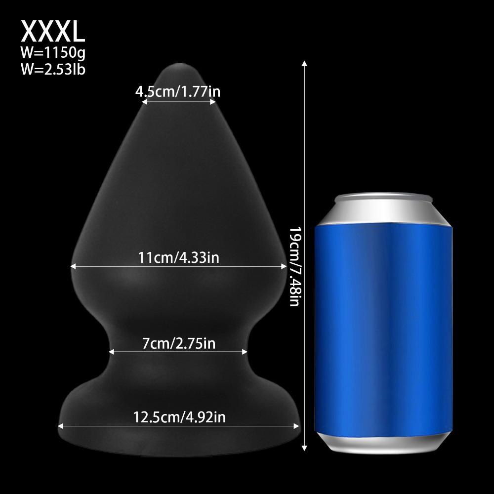 Extra Large Anal Plug Unisex - SM Fisting Dilator Anal Expander Adult Sex Toy for Men & Women