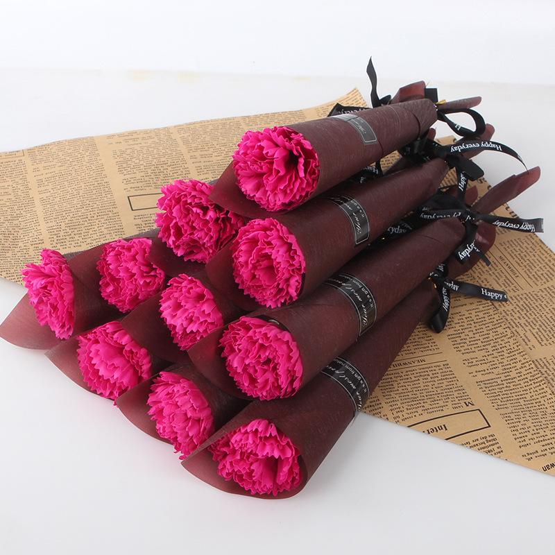 Jikonai Soap Bouquet Bright Single Rose Company Event Shopping Mall Opening Street Sweeping Ceremony